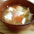 takefumiyuki's cooksnap of when they made 牛脂で節約☆豚汁風味噌汁.