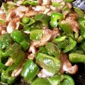きりんずこ's cooksnap of when they made お弁当に★とりみそピーマン.