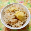 まこきっちゃん's cooksnap of when they made 昆布だしで炊く栗ごはん.