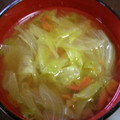 ぴょんきちぴょんこ's cooksnap of when they made トマトとレタスのさっぱりスープ♪.