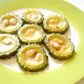 雲珠＠'s cooksnap of when they made ジューシー！苦くない丸ごとゴーヤステーキ.