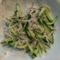 ひろっぽんぽん's cooksnap of when they made 夏☆きゅうりとしらすのマイルドぽん酢和え.