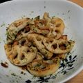 NANA0312's cooksnap of when they made 簡単∑(゜Д゜)れんこんソテーポン酢がけ.