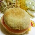 コキンちゃん59's cooksnap of when they made ハムエッグマフィン　朝食を食べよう６!!.