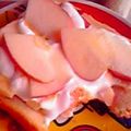 ピエロの風船's cooksnap of when they made マシュマロりんごトースト.