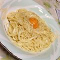 ガチャピン55号's cooksnap of when they made とろけるチーズで幸せカルボナーラ♡.