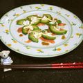 ぼたぼた's cooksnap of when they made アボカドとサーモンサワークリーム乗せ.