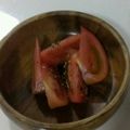 おろくにける's cooksnap of when they made サッパリ！トマトとゆかりの胡麻ポン和え♪.