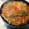 Asahome's cooksnap of when they made フライパン一つ☆簡単ちゃんちゃん焼き.