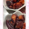 ♡KMS♡'s cooksnap of when they made タコの甘辛煮【男のタコ料理】.