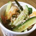 こじぴー's cooksnap of when they made きゅうりのキムチ和え(オイキムチもどき).