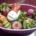 由紀ぽん's cooksnap of when they made 仲良し♪エッグ王子【キャラ弁】.