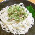 megchano's cooksnap of when they made オクラとしその冷たいうどん.