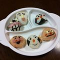 ☆らぶりぃゆうと☆'s cooksnap of when they made 親子で作る！あんぱんまんとお仲間お握り①.