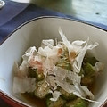 ルロワ・モワ's cooksnap of when they made ささっと完成☆オクラと卵黄の小鉢.