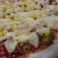 ayurinn's cooksnap of when they made 生地から作っても簡単なピザ.