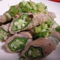 musya's cooksnap of when they made おくらの豚ぐるぐる〜◎.