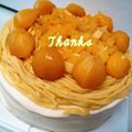ひーゆーママ's cooksnap of when they made ロール生地で✤簡単モンブランケーキ.