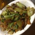みほきのこ's cooksnap of when they made 簡単ヘルシー干しきのこ＆青梗菜の塩麹炒め.