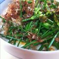 jougo's cooksnap of when they made 超簡単☆ニラの花のおひたし.
