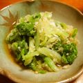 だっ君's cooksnap of when they made 山東菜と玉ねぎの☆めんつゆ酢和え☆.
