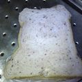 yuu-ton's cooksnap of when they made HBで☆あずきもち食パン.