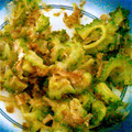 アイラブ家族's cooksnap of when they made ゴーヤと茗荷と青しそのおかか和え.