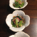 liarra's cooksnap of when they made お弁当や副菜に☆小松菜とハムのくるみ和え.