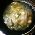 季節外れ's cooksnap of when they made 白菜とウインナーとオクラのスープ.