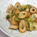 ＲＫまま's cooksnap of when they made ちくわとレタスで簡単☆オイスター炒め☆.