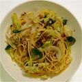 ｹﾝﾊﾟのﾁﾝﾊﾟ's cooksnap of when they made キャベツとオイルサーディンの絶品パスタ.