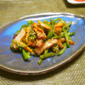 ガメコ's cooksnap of when they made ピーマンとさつまあげのオイスター炒め✽.