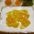 ともこキッチン's cooksnap of when they made 水きりヨーグルトのマーマレードトースト♪.