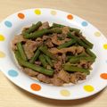 らむ（・×・）'s cooksnap of when they made 豚肉といんげんの辛味噌炒め.