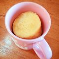 komugiko4's cooksnap of when they made レンジで♪スイートポテトマグケーキ.