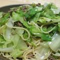 よるち's cooksnap of when they made ししとうとひき肉のピリ辛パスタ.