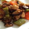 ロンドナーさやか's cooksnap of when they made 茄子とピーマンとカジキのサッパリ炒め.