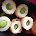 bamse1109's cooksnap of when they made お弁当に✿ちくわと枝豆の串刺し.