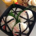 ポヨちママ's cooksnap of when they made 黒胡椒のパンチがきく～♪カニマヨおにぎり.