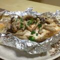 ふんか's cooksnap of when they made 鮭と味噌バターホイルやきonキノコちゃん.