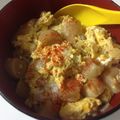 めぐまろろ's cooksnap of when they made 幼児食に☆お麩の卵とじ丼.