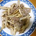 piyopiyomama's cooksnap of when they made ゴボウと牛肉の甘辛炒め.