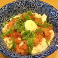 ひまわり１年生's cooksnap of when they made 【マンガ飯】めんたい豆腐丼.