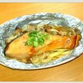 pｉchan's cooksnap of when they made 鮭のホイル焼き.
