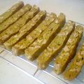 まこ’cooking's cooksnap of when they made ◆好評★胡桃いっぱい★抹茶ビスコッティ◆.