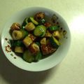 nokomori's cooksnap of when they made キュウリと竹輪の甘辛炒め.