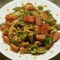 ＊ＫＹＯ＊'s cooksnap of when they made 簡単！オクラとスパムの玉子炒め☆.