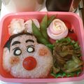 睡眠状態's cooksnap of when they made キャラ弁 クレヨンしんちゃん.