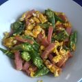 ☆ホワイトパンダ☆'s cooksnap of when they made 簡単！オクラとスパムの玉子炒め☆.