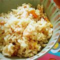 フシッチェ's cooksnap of when they made 鮭＆しめじ☆塩バター☆玄米炊き込みご飯.